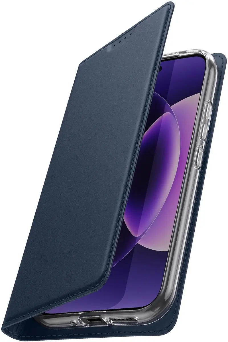 Dux Ducis Folio Pro Xiaomi 17 Hoesje - Nachtblauw