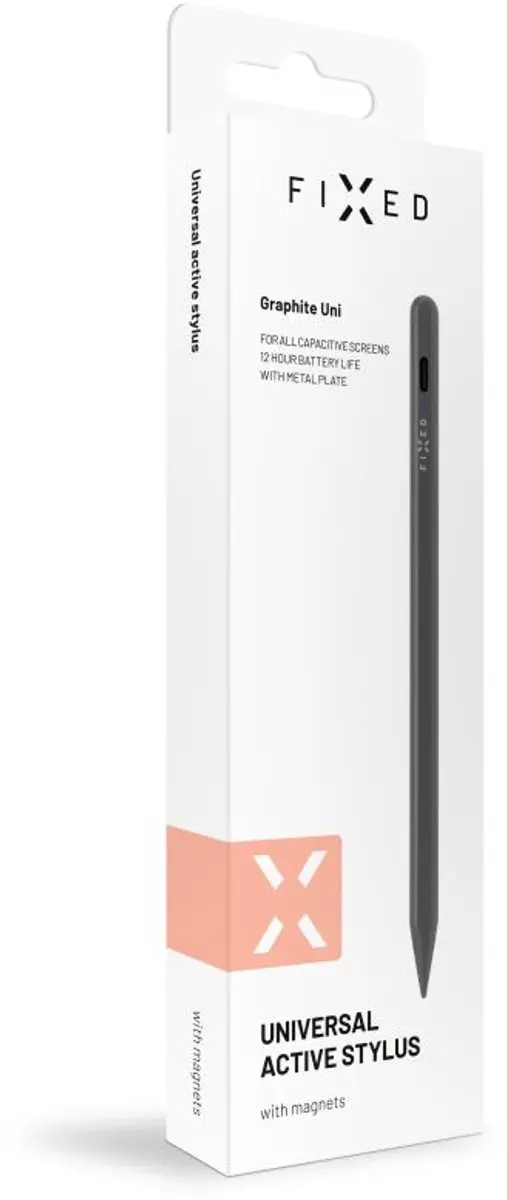FIXED - Graphite - actieve universele stylus pen - Grijs