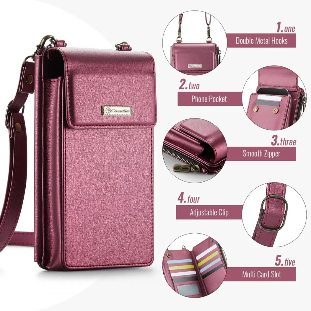Caseme Me50 Crossbody Telefoontasje - Roze