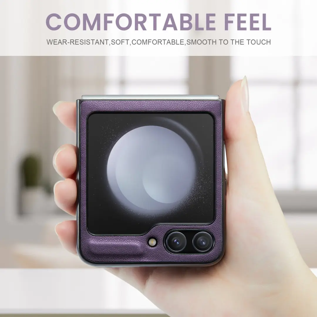 CaseMe Basic Flip Case Samsung Galaxy Z Flip 5 - Paars