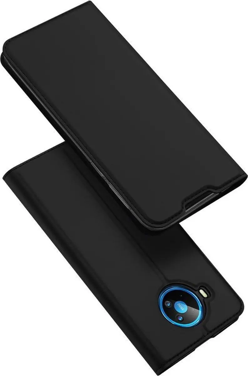 Dux Ducis TPU Wallet Hoesje Nokia 3.4 - Zwart - 6934913057346