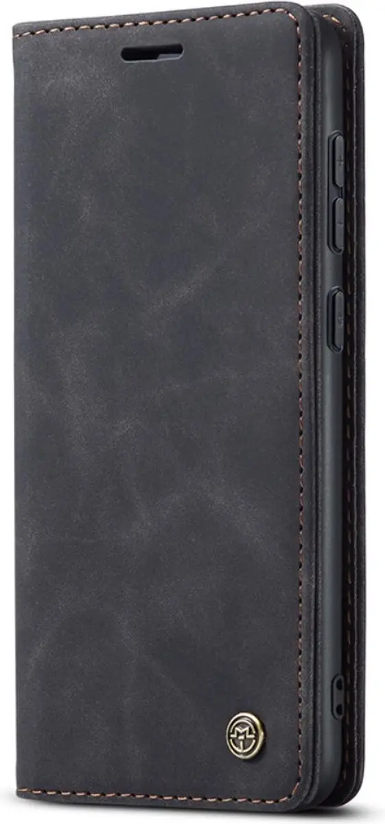 Caseme 013 Book Case Hoesje Samsung Galaxy S24 - Zwart