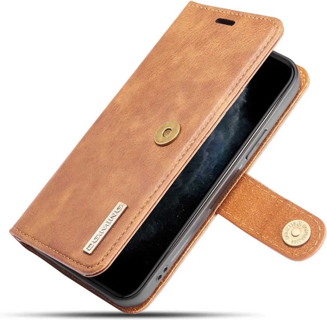 DG.MING Samsung Galaxy S8 Leren Portemonnee Hoesje C22W26-18 - Bruin