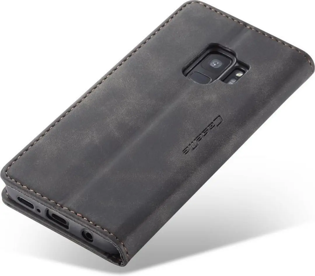 Caseme Book Case Samsung Galaxy S9 - 2 Pasjes - Zwart - afbeelding 6 van 6