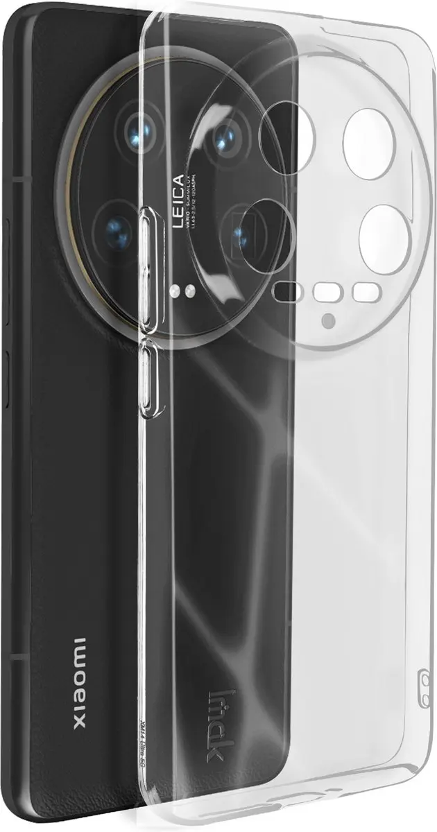 Imak Hoes Xiaomi 14 Ultra Camerablok - BACK-UX5-X14U - Transparant