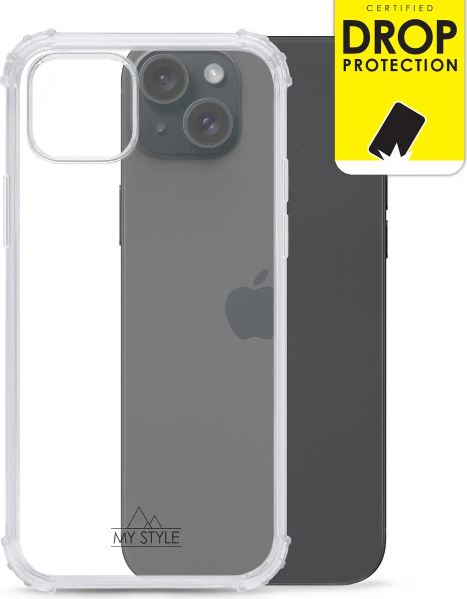 My Style MSPFCS1106 Telefoonhoesje iPhone 15 Plus - Transparant