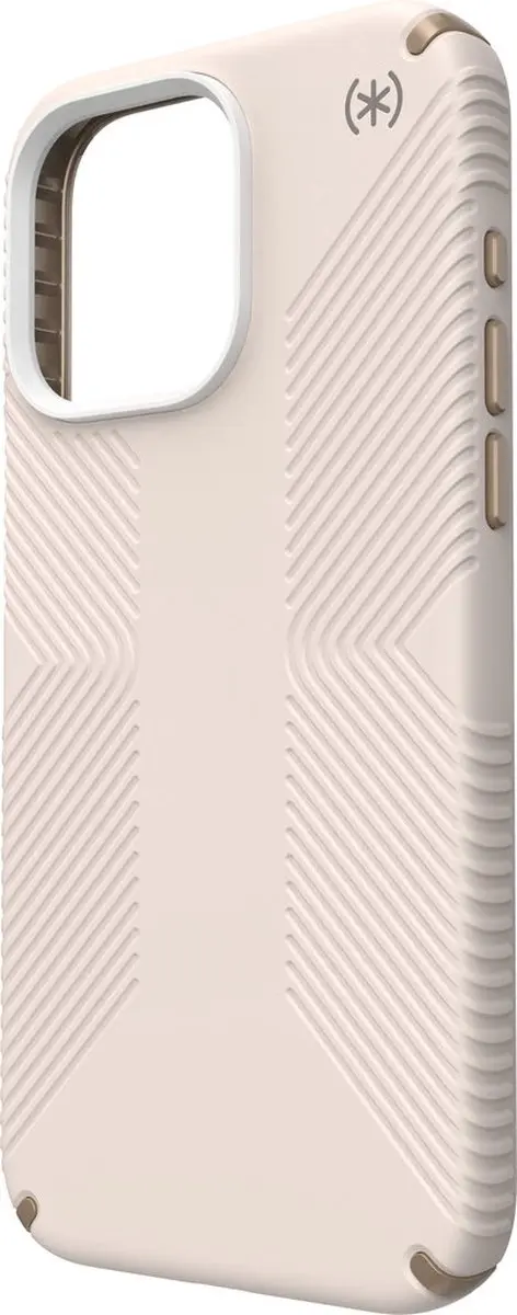 Speck Presidio2 Grip iPhone 15 Pro Max Hoesje - Beige/Geel