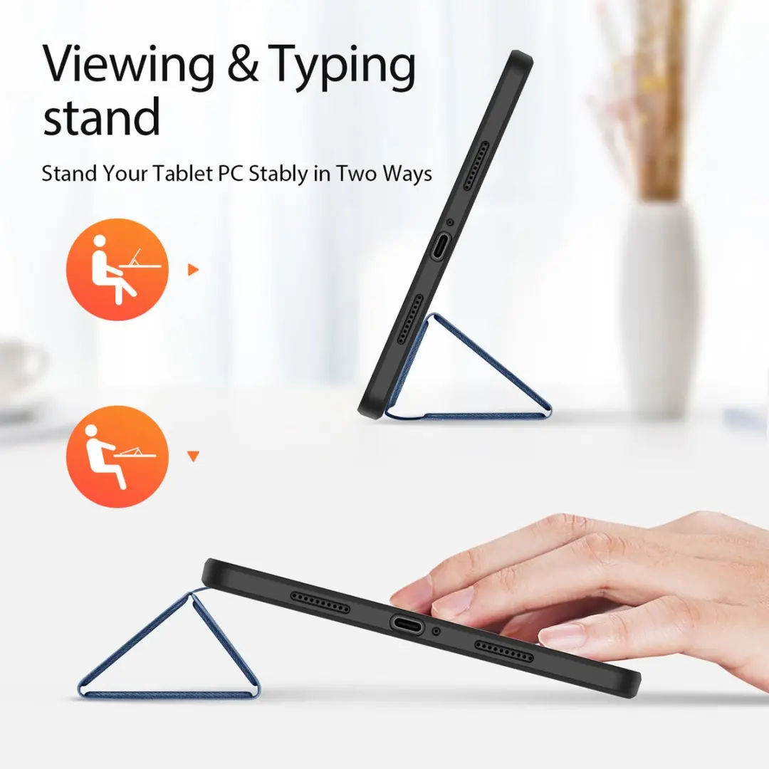 Dux Ducis Domo Tri-Fold Tablethoes Xiaomi Pad 6S Pro SH00075217 - Zwart - afbeelding 6 van 6