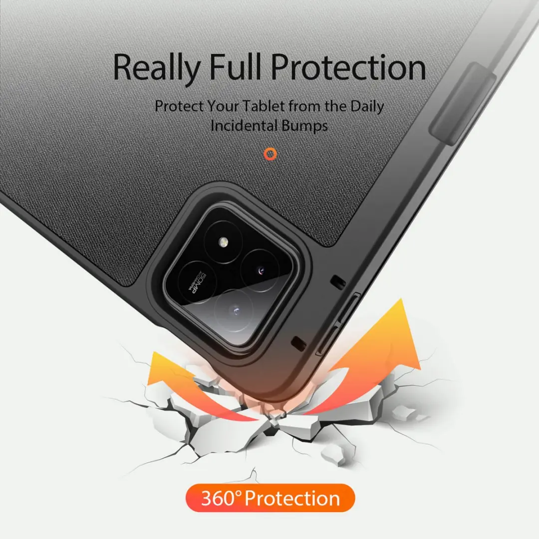 Dux Ducis Domo Tri-Fold Tablethoes Xiaomi Pad 6S Pro SH00075217 - Zwart