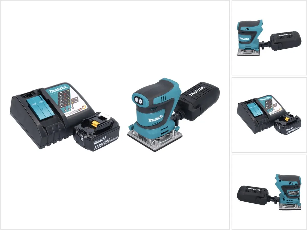 Makita DBO 484 RF1 Accu-excentrische Schuurmachine 18V