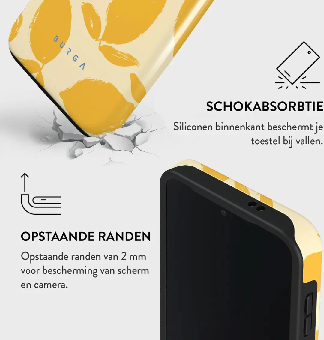 Burga Tough Case Samsung Galaxy S24 Lemon Tart - afbeelding 6 van 6