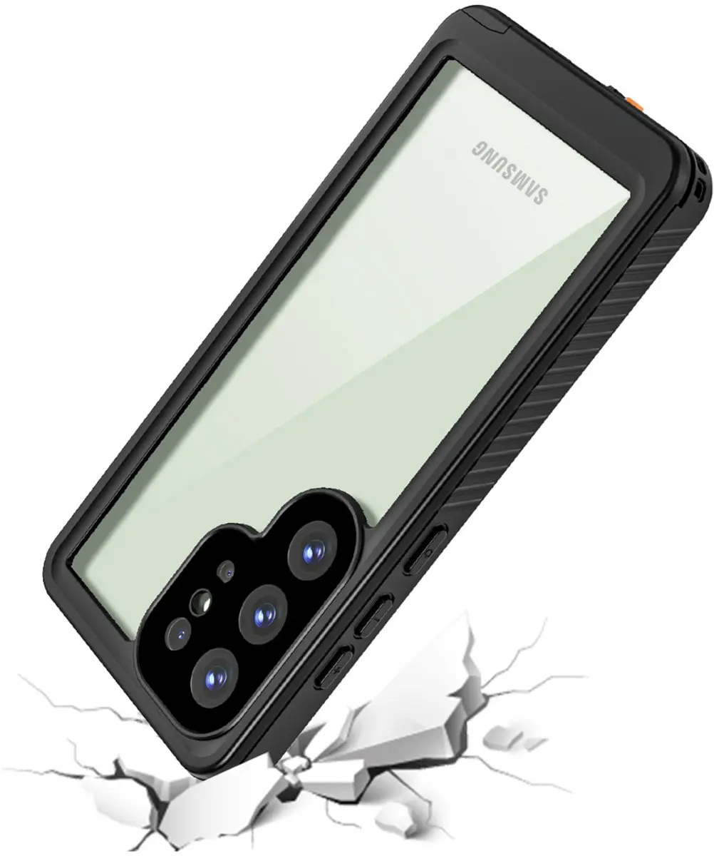 Redpepper Dot Plus SH00082074 Hoesje - Samsung Galaxy S25 Ultra - Waterproof - Zwart