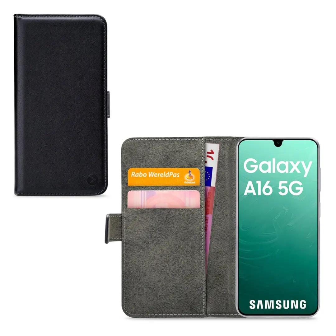 Mobilize Classic Gelly Wallet Bookcase Samsung Galaxy A16 - Zwart