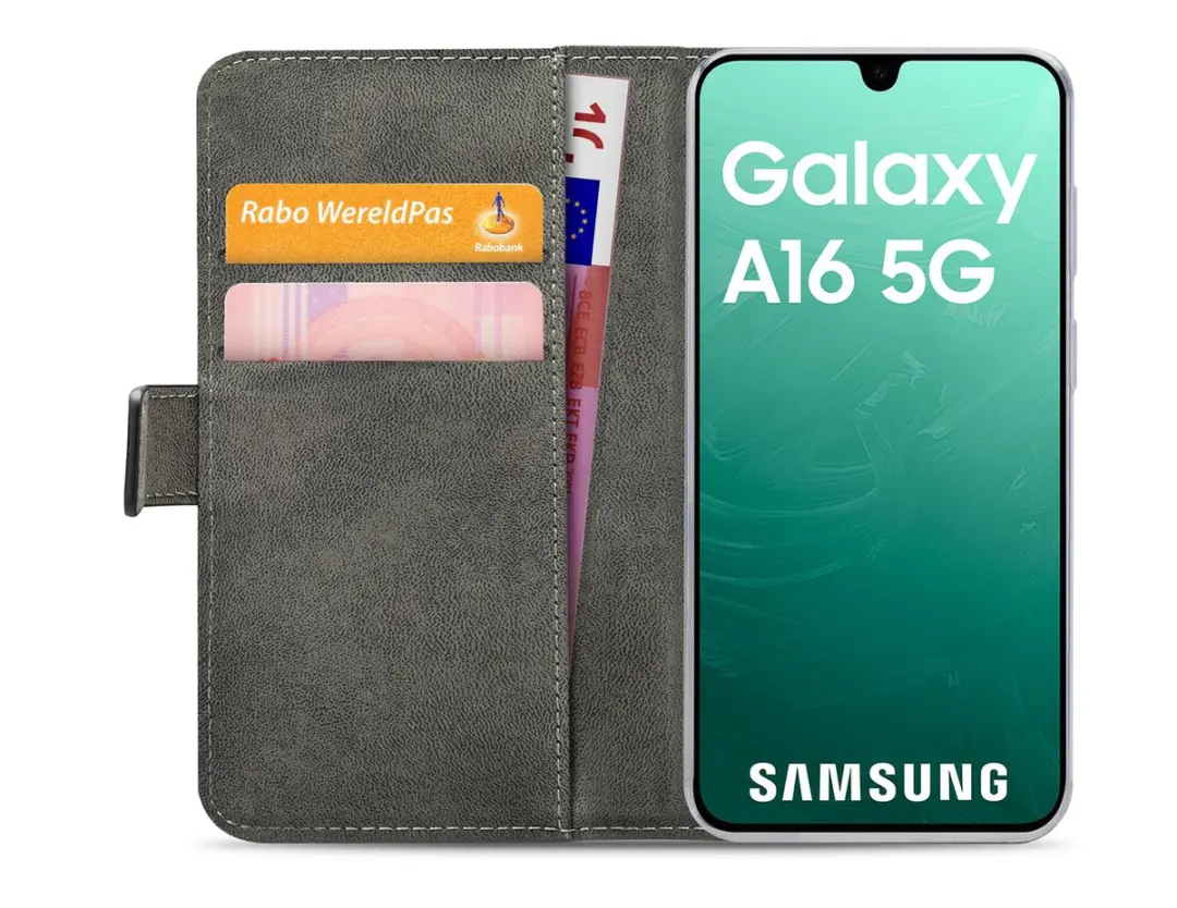 Mobilize Classic Gelly Wallet Bookcase Samsung Galaxy A16 - Zwart - afbeelding 6 van 6