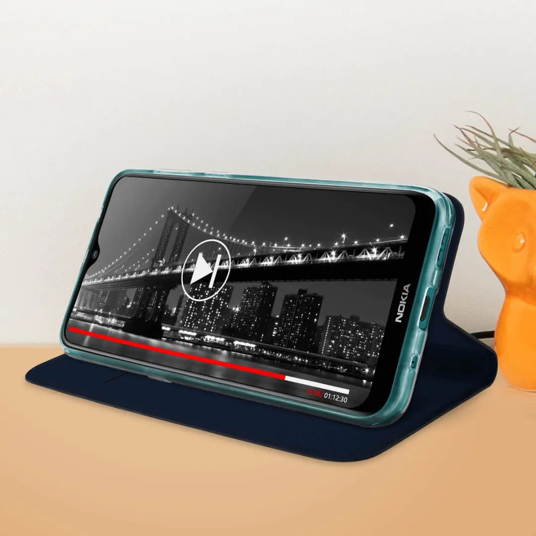 Dux Ducis Folio Pro Nokia 2.3 Hoesje - Nachtblauw
