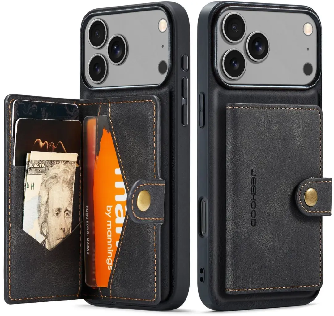 Caseme JH-01 Hoesje iPhone 17 Pro - 4 Pasjes Zwart - afbeelding 6 van 6