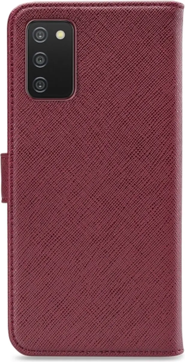 My Style MSFWLT1322 Telefoonhoesje Samsung Galaxy A03s - Bordeaux - 3 Pasjes
