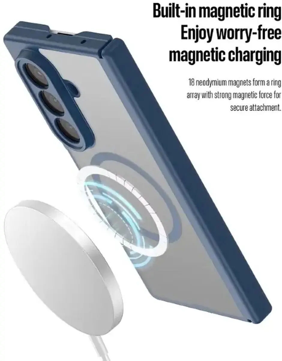 Dux Ducis Expn Hoesje Samsung Galaxy Z Fold 7 - Blauw