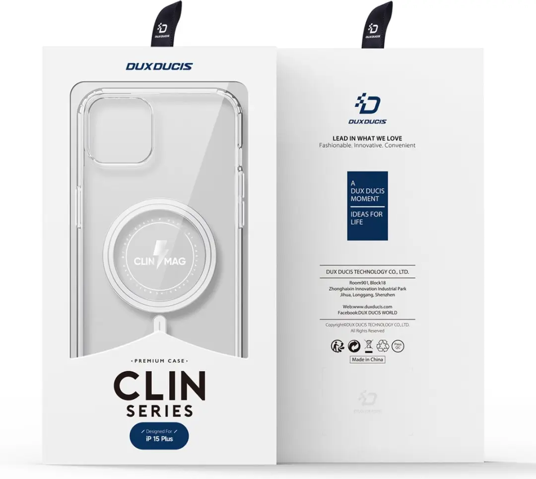 Dux Ducis Clin Mag Series iPhone 15 Pro Hoesje - Transparant - MPN 6934913025017