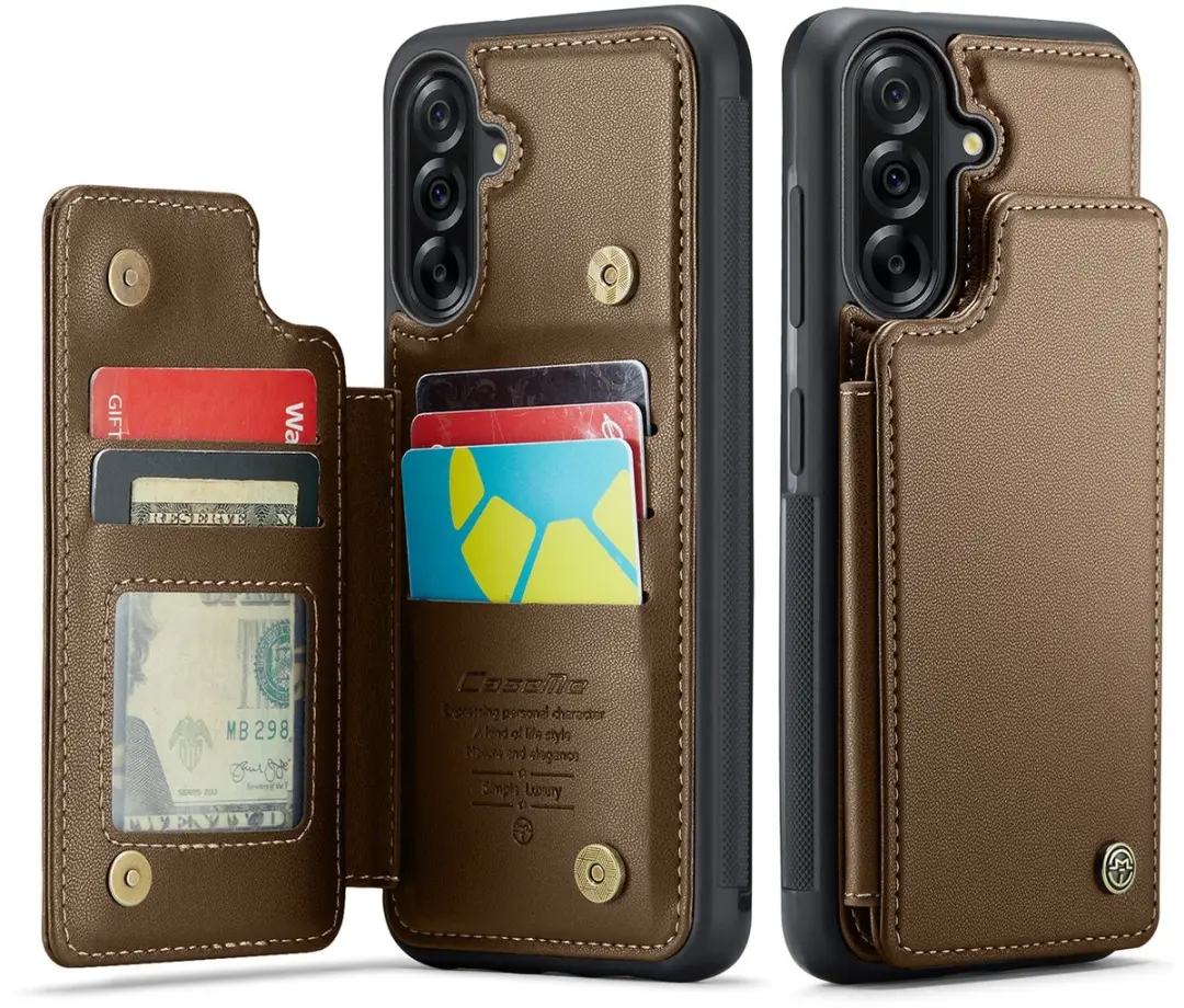 Caseme C22 Hoesje Samsung Galaxy A17 - Bruin