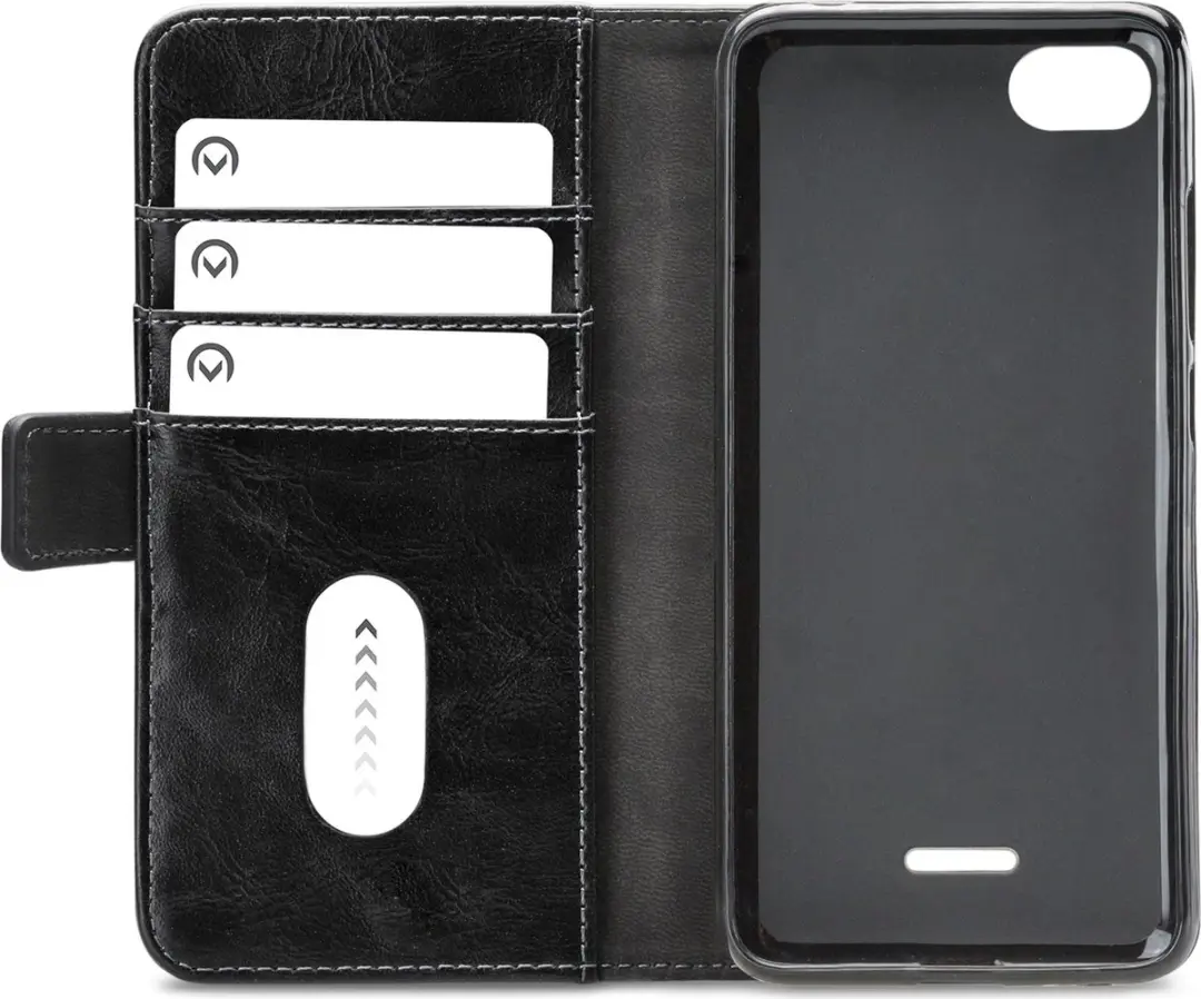 Mobilize Elite Gelly Bookcase Xiaomi Redmi 6A - Pasjeshouder Zwart