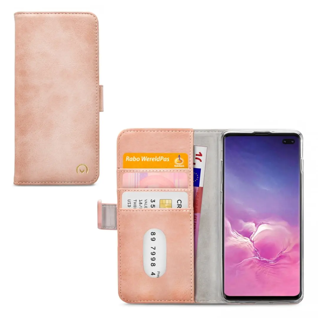Mobilize Elite Gelly Bookcase MOB-EGWBCSP-GALS10P Samsung Galaxy S10+ Hoesje - Roze