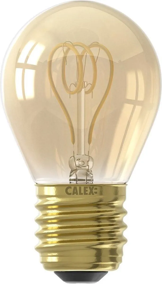 Calex LED Kogellamp 2,5W E27 Goud
