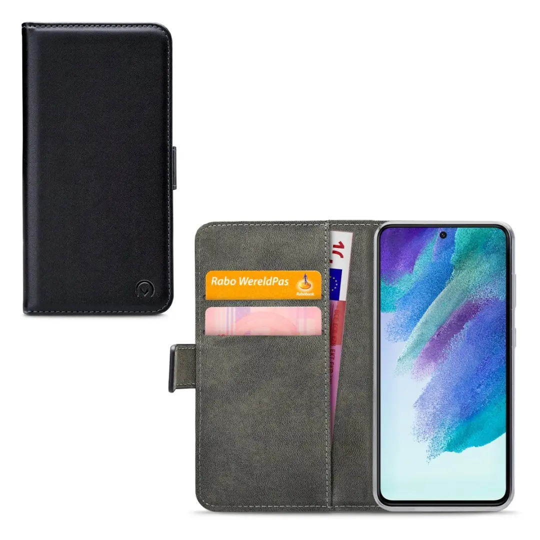 Mobilize Classic Gelly Wallet Bookcase Samsung Galaxy S21 FE - Zwart