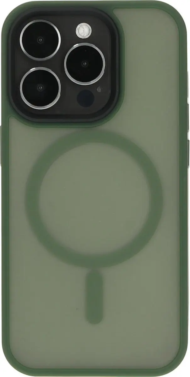 Mobiparts MP-124414 Hoesje iPhone 15 Pro - MagSafe - Groen