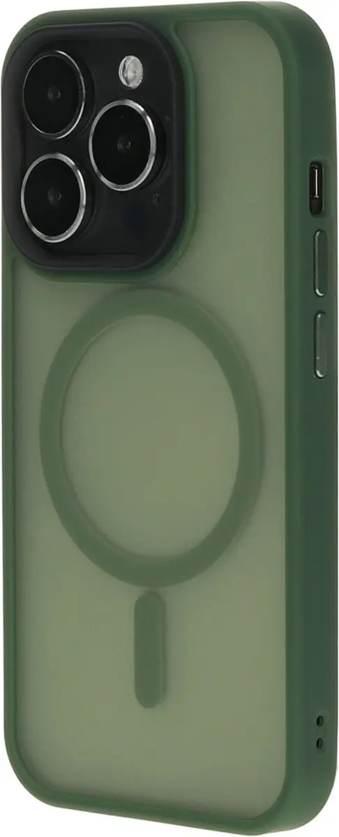 Mobiparts MP-124414 Hoesje iPhone 15 Pro - MagSafe - Groen