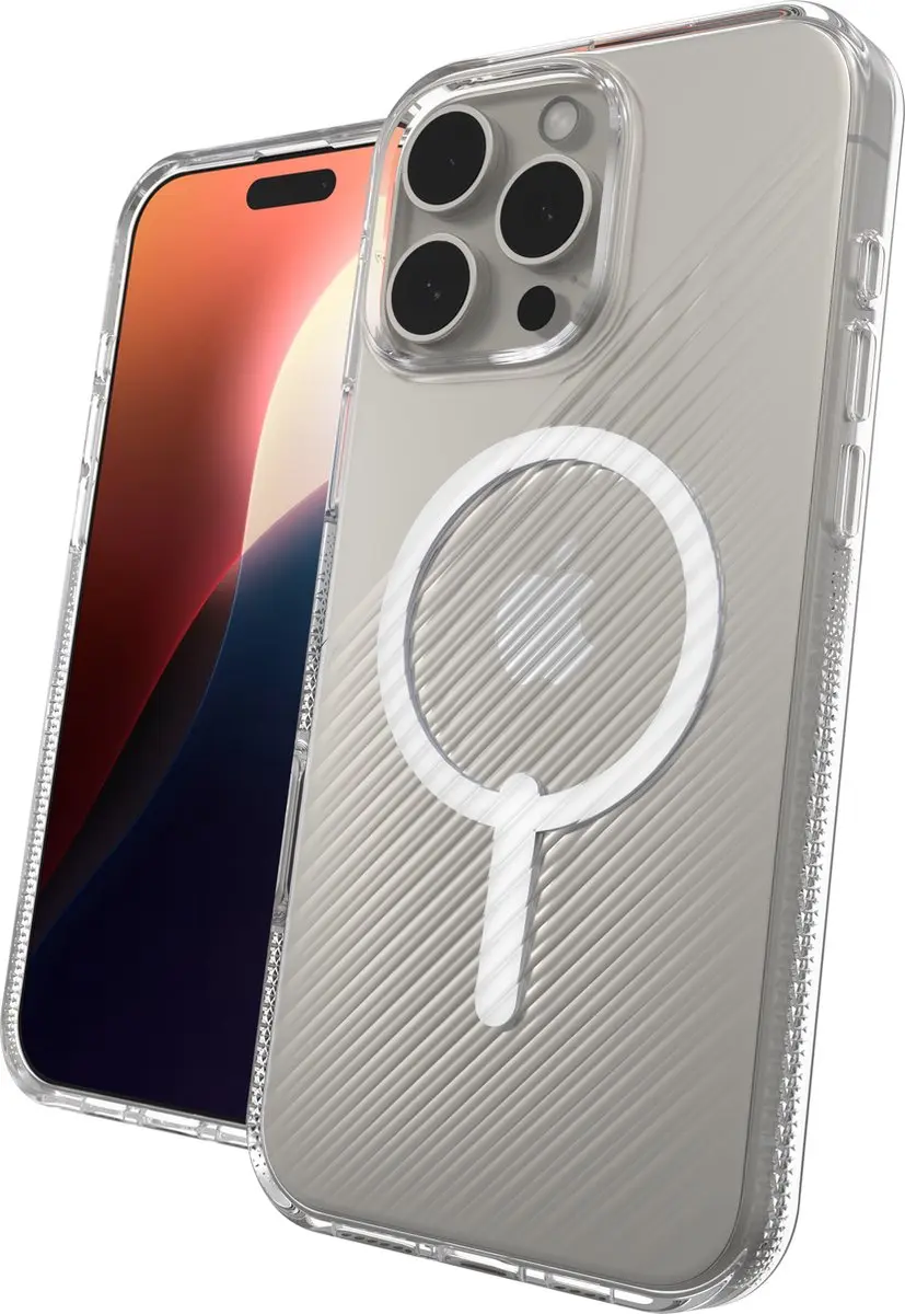 ZAGG Luxe Snap Mag iPhone 16 Pro Max Hoesje - 702315013 - Transparant