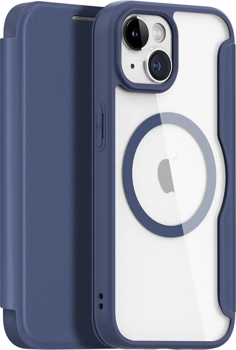 Dux Ducis iPhone 15 Hoesje Book Case Blauw