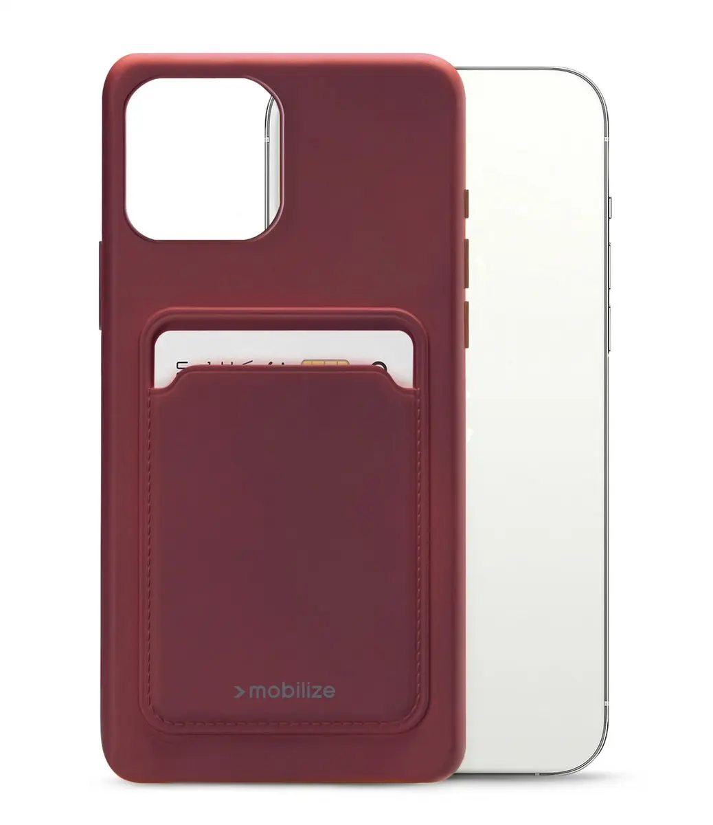 Mobilize Rubber Gelly Card iPhone 13 Pro Max Hoesje
