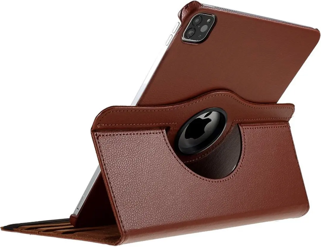 Caseme Coverup Tablethoes iPad Air 4/Pro 11 - 360° Draaiend - Bruin