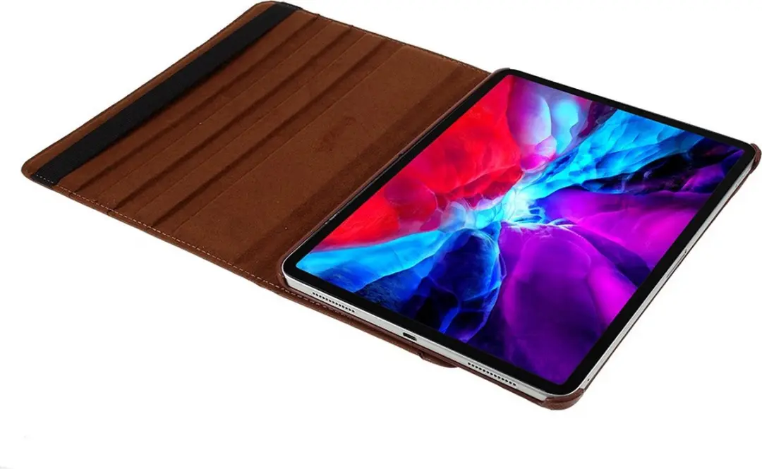 Caseme Coverup Tablethoes iPad Air 4/Pro 11 - 360° Draaiend - Bruin