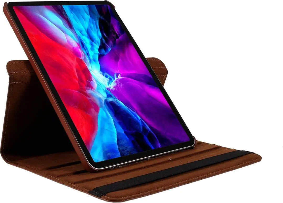 Caseme Coverup Tablethoes iPad Air 4/Pro 11 - 360° Draaiend - Bruin