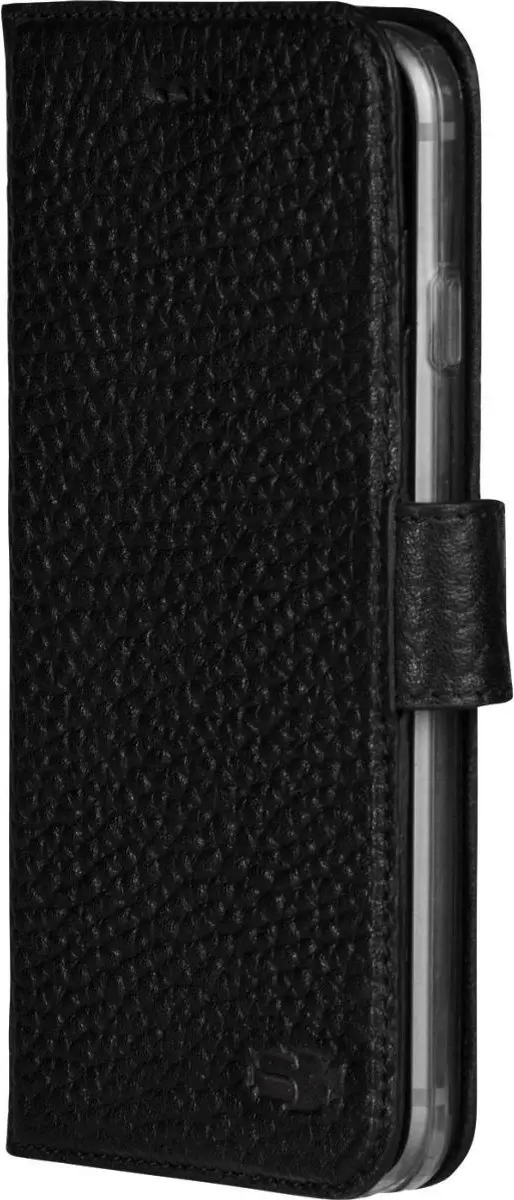 Senza Exquisite Leren Portemonnee iPhone 6/6s - 3 Pasjes - Zwart WALCS1006