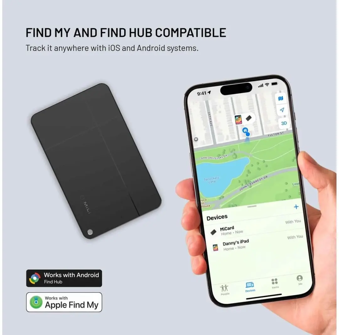 Fixed MiCard Pro Bluetooth Tracker - Zwart