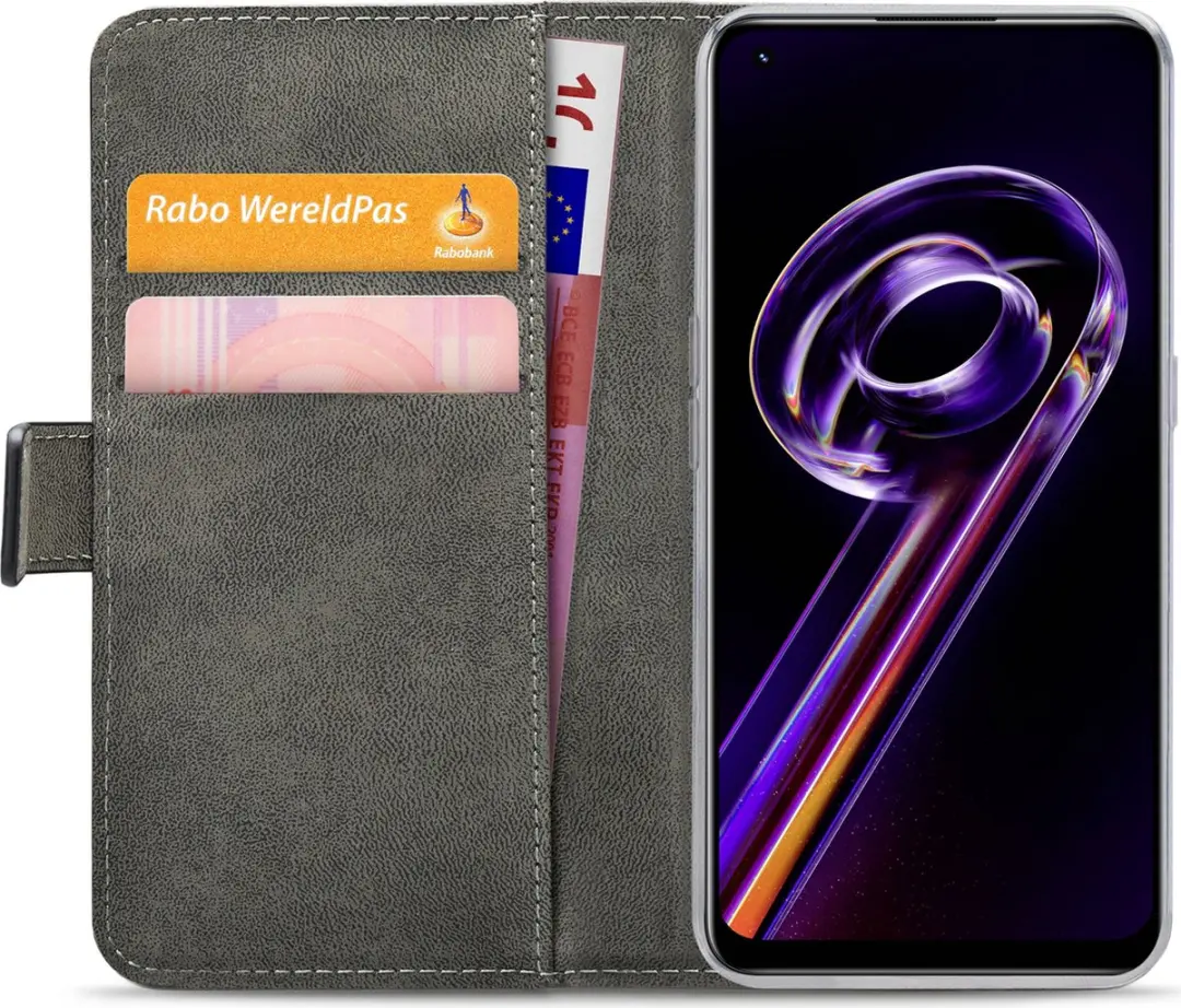 Mobilize Classic Gelly Wallet Bookcase Realme 9 5G - Zwart