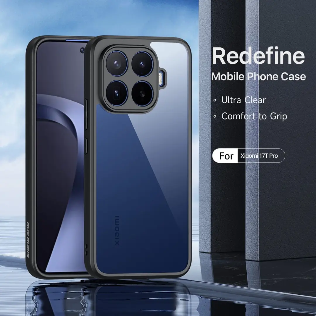 Dux Ducis Aimo Series Hoesje Xiaomi 17T Pro - Zwart - BACK-DUXM-X17TP