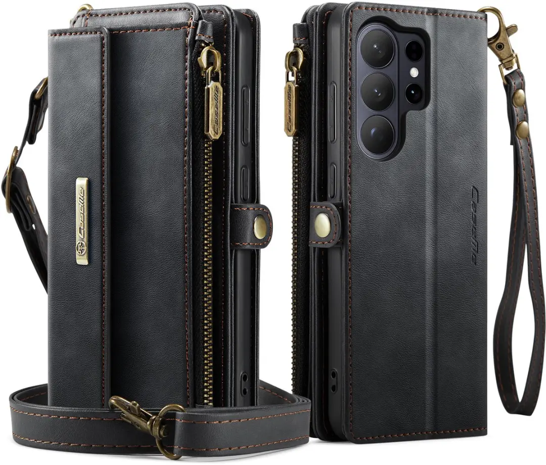 Caseme Hoesje Galaxy S26 Ultra Portemonnee - 9 Pasjes - Zwart