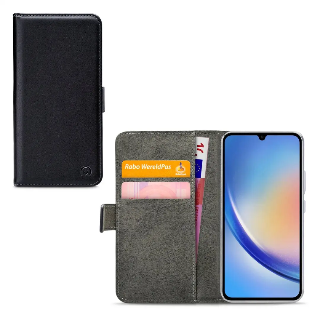 Mobilize Classic Gelly Wallet Bookcase Samsung Galaxy A34 - Zwart