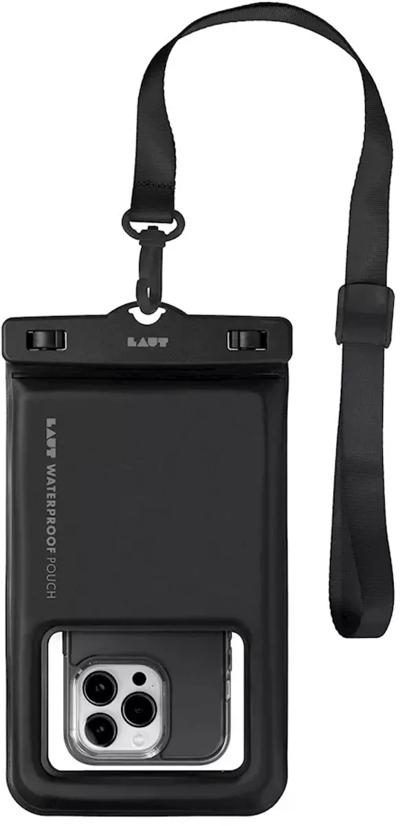 Laut Pop Aqua Waterdichte Telefoonhoes Zwart