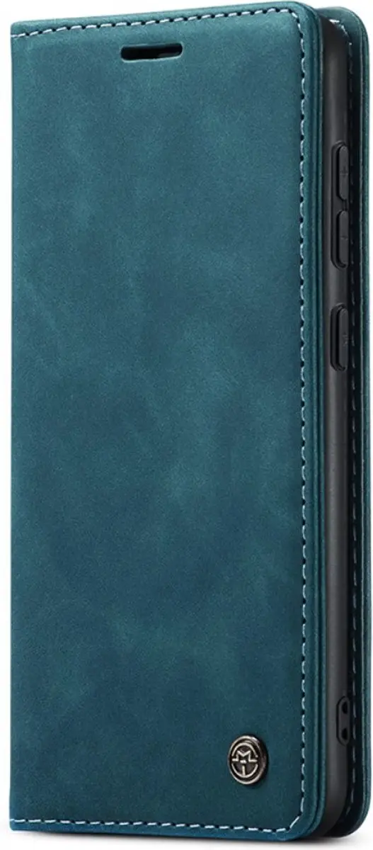 Caseme 013 Book Case Hoesje Samsung Galaxy S24 Plus - Blauw