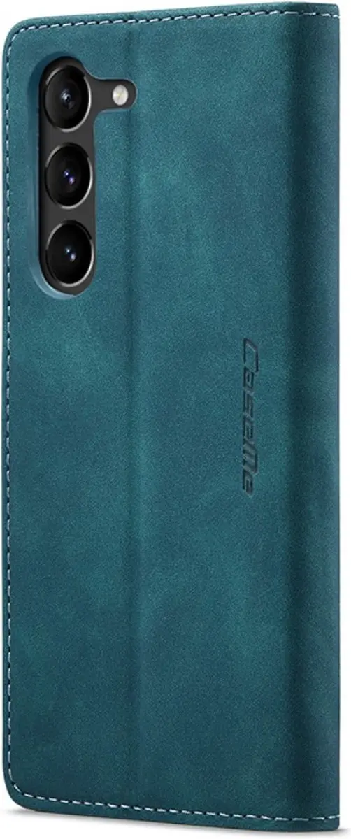 Caseme 013 Book Case Hoesje Samsung Galaxy S24 Plus - Blauw