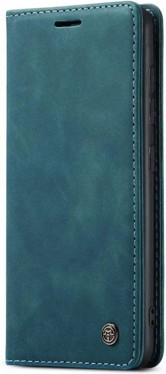 Caseme Retro Wallet Hoesje Samsung Galaxy A42 - Blauw