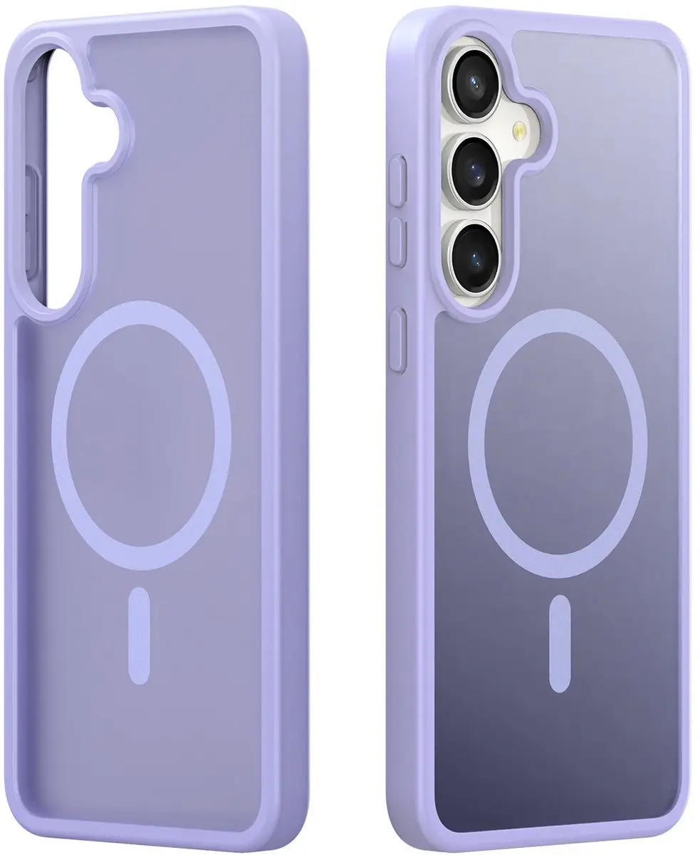 Dux Ducis Yind Series Hoesje Samsung Galaxy S25 FE - Lavendel - MagSafe