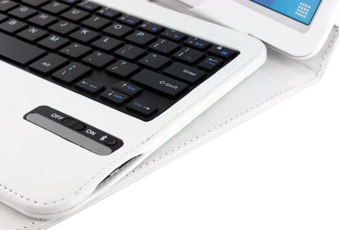 Mobiparts Bluetooth Keyboard Case Galaxy Tab 4 10.1 White