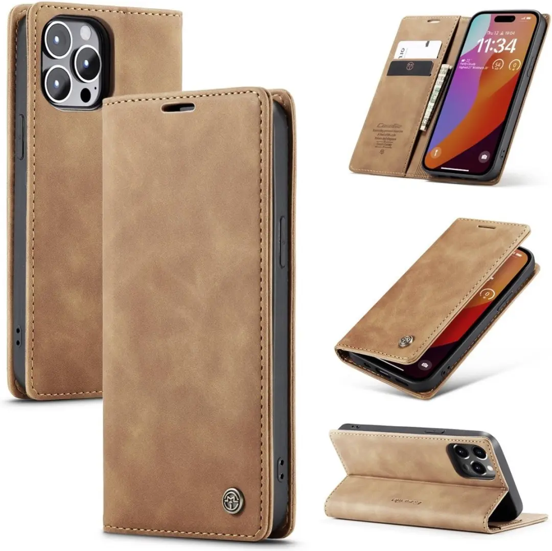 Caseme 013 Book Case iPhone 16 Pro Hoesje