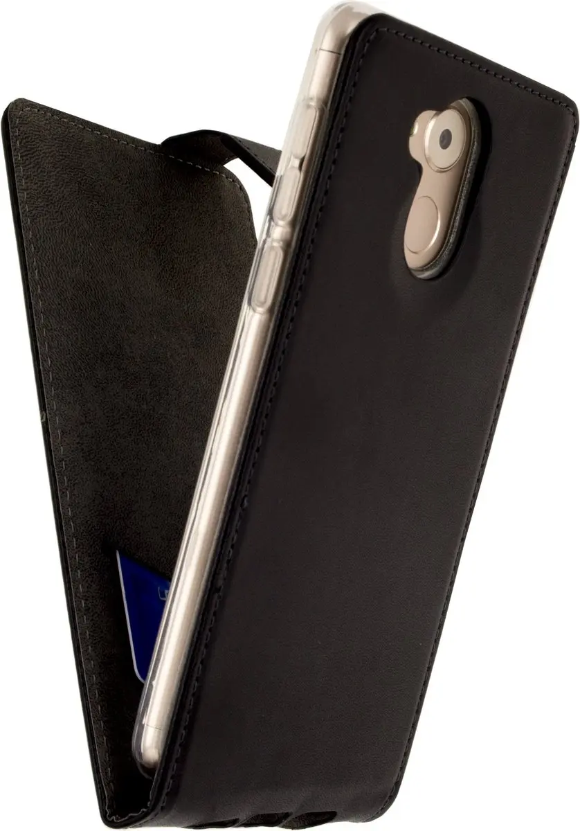 Mobilize Classic Gelly Flipcase MOB-CGFCB-6C - Honor 6C Pro - Zwart